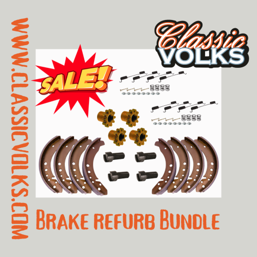 Brake Refresh Bundle, Beetle (1958-1979), Karmann Ghia (1968-1974), Beetle Cabrio (1958-1979)