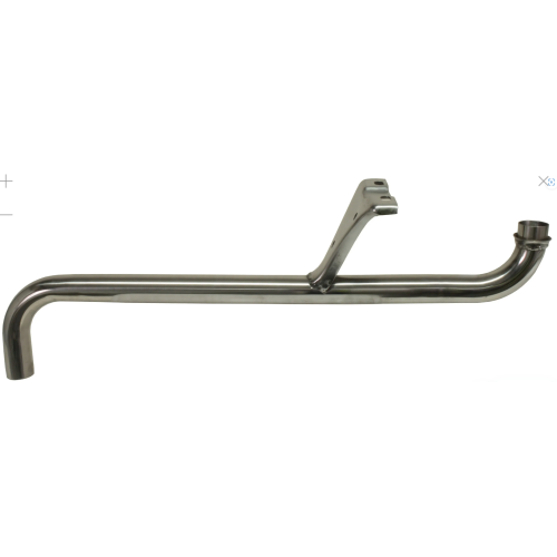 Exhaust Tail Pipe Stainless Steel, 1 piece, 1600cc: T2 Bay (1972-1979)