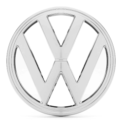 Front VW Emblem Chrome Plastic: T2 Bay (1972-1979)