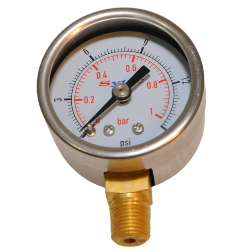 Fuel Pressure Gauge for Malpassi Filter King Pressure Regulators: Beetle (1947-1979), T2 Bay (1968-1979), T25 (1980-1992)