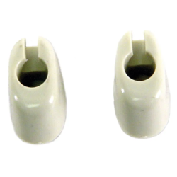 Sun Visor Clips Off White Pair: Beetle (1965-1967), T2 Bay (1968-1979)