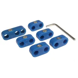 Ignition Lead Separator Set for 7mm Leads Blue: Beetle (1960-1979), T2 Bay (1968-1979), T2 Split Bus (1960-1967)