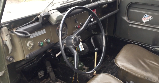 VW Trekker type 181 dashboard image.